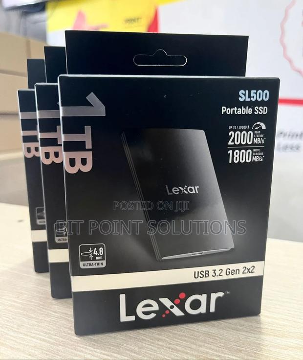 Lexar 1tb Portable SSD SL500 (2000mb/S Read and 1800mb/S