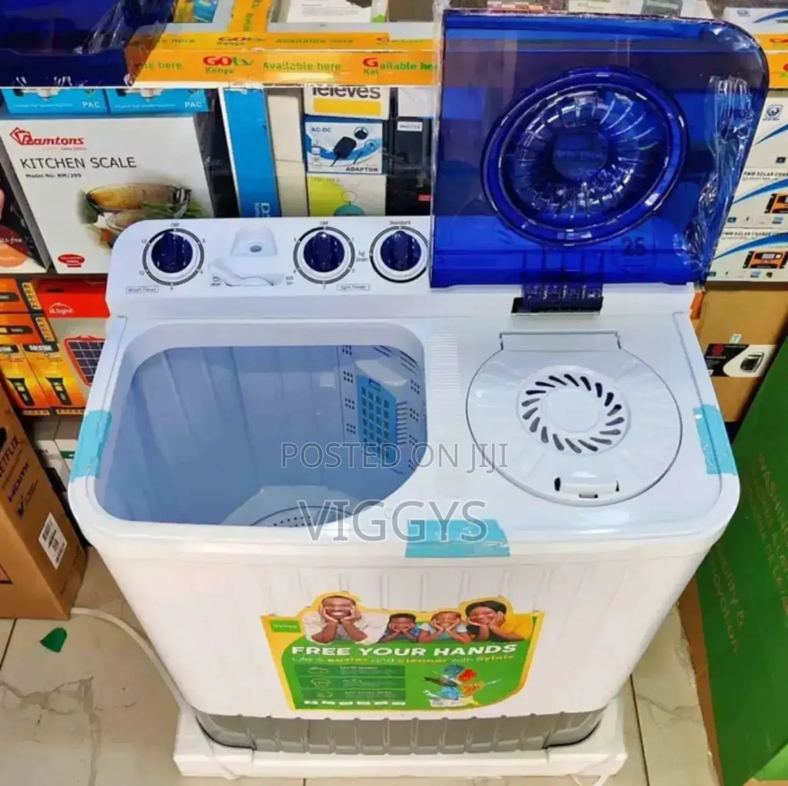 Durable Syinix 10kgs Top Load Washing Machine S/10kg/Wm