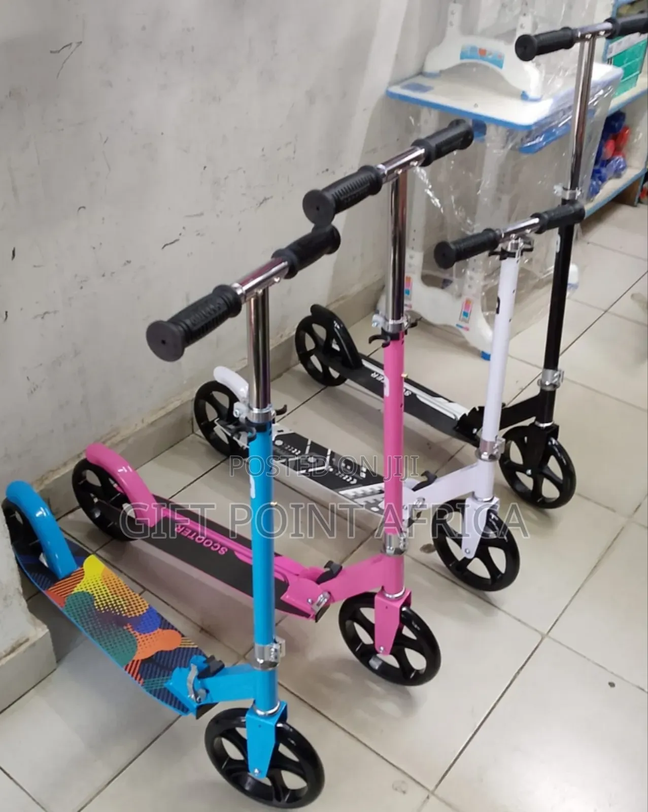 Metallic Two Wheels Scooters
