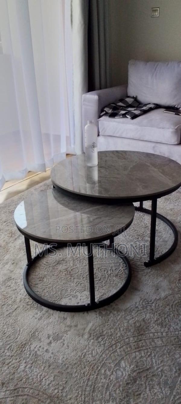 *Pure Marble Nesting Tables * *70/50cm Diameter* Lol