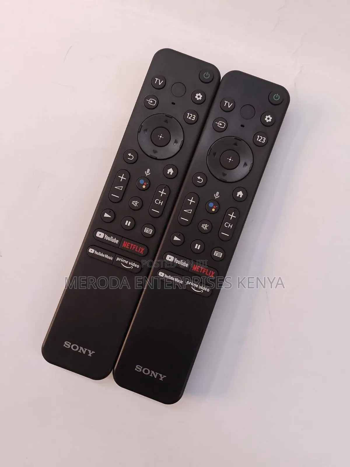 Sony Remote Control With Netflix