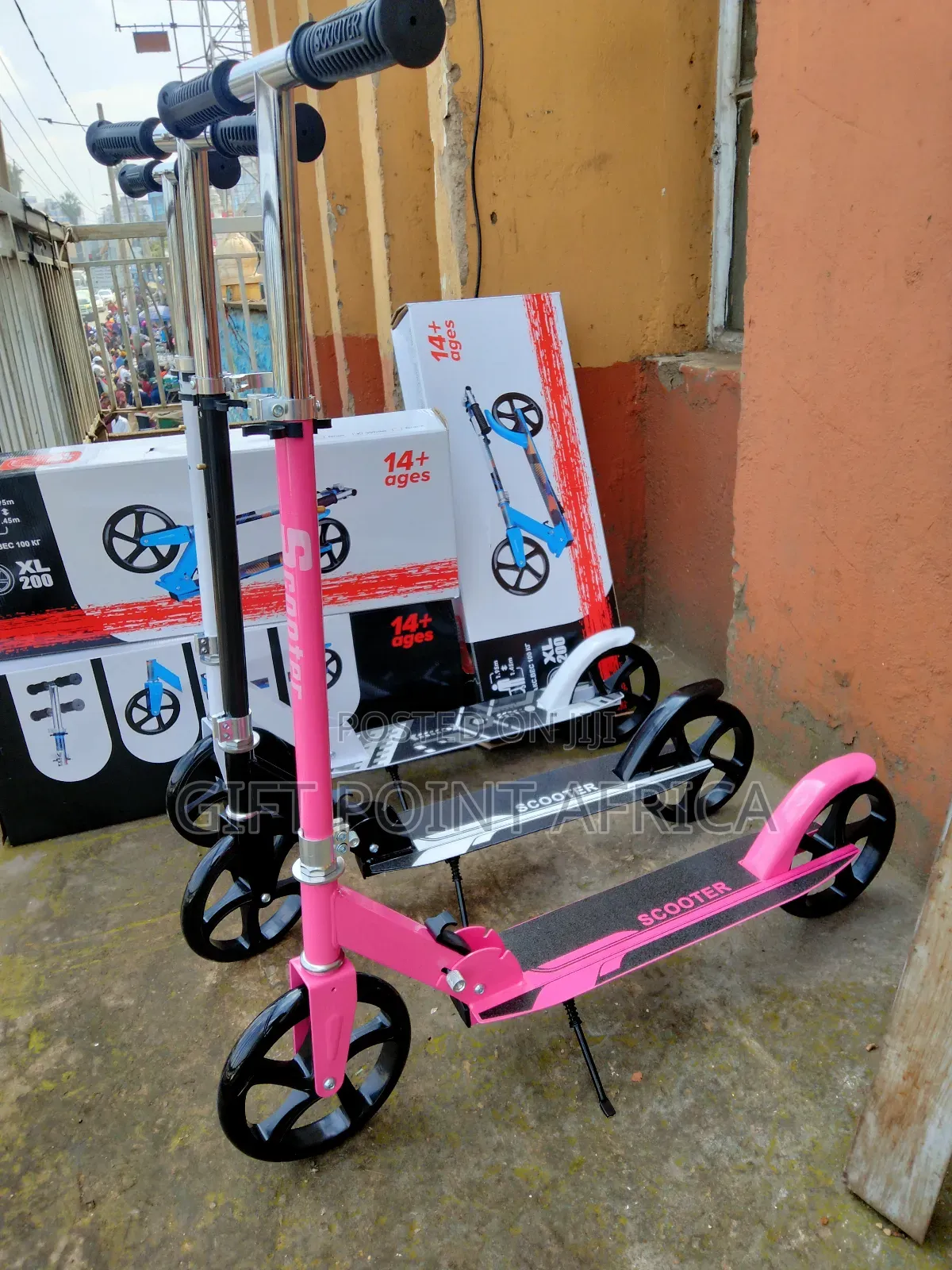 Big Two Wheel Scooter With Adjustable Handle for Kids