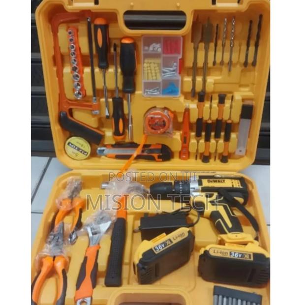 Dewalt Cordless Electric Drill 2 Batteries Drill Set - main view