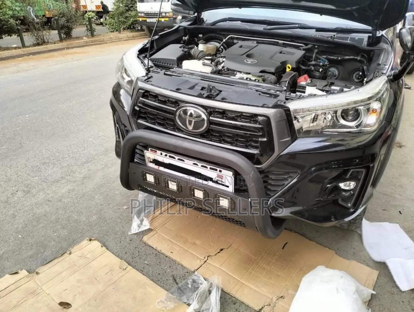 Nudge Bar + Rollbar Installed on Toyota Hilux Revo