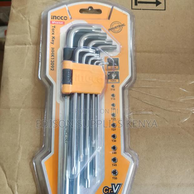 Ingco Torx Hex Allen Keys Long Arm Hex Key Set - main view