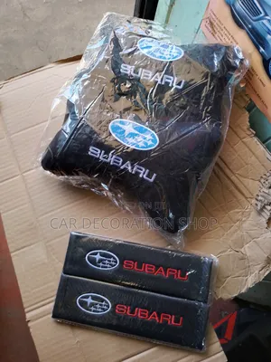 Subaru Safety Belt Pad +Neck Pillow