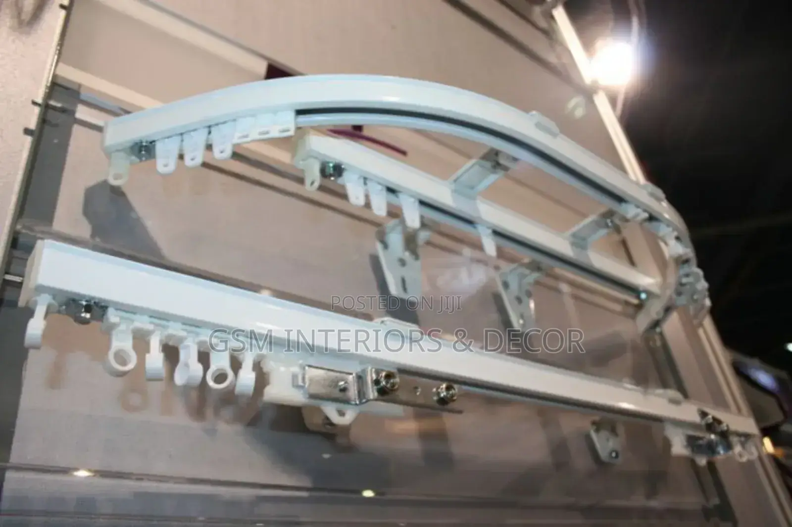 Aluminium Curtain Rails Bendable Track Double Rails