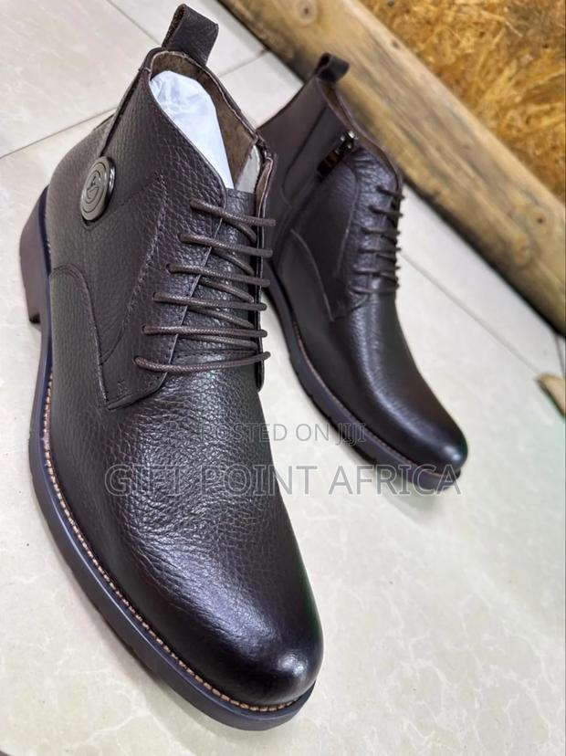Lv Official Leather Boots for Men - thumbnail 2