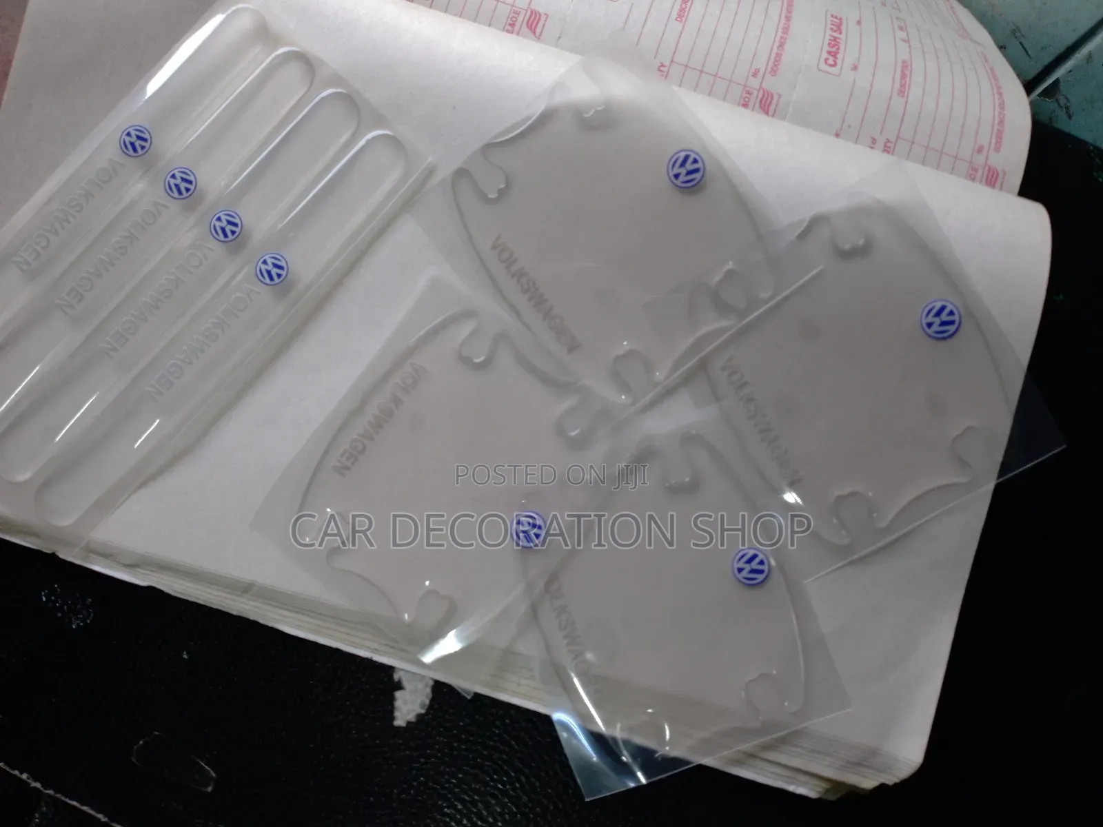 Volkswagen Cars 8pc Universal Door+Bowl Antiscratch Stickers