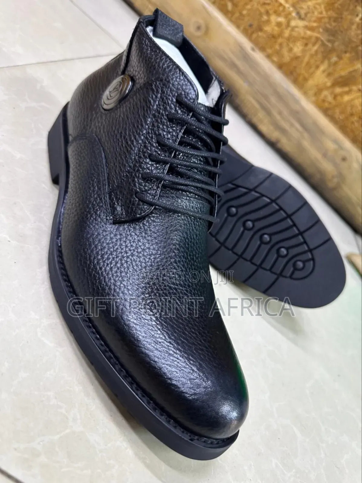 Lv Leather Official Boot for Men