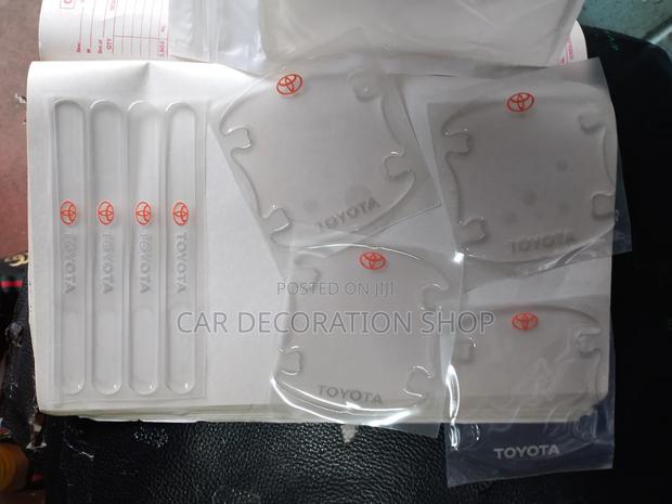 Waterproof Material 8pc Branded Door Handle Stickers