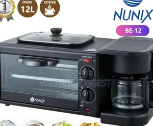 Nunix 3 in 1 Breakfast 12litres Maker