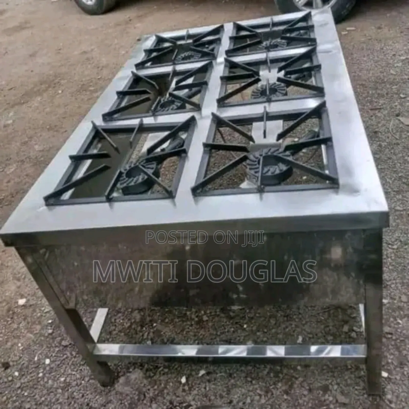 Stainless Steel 6-Burner