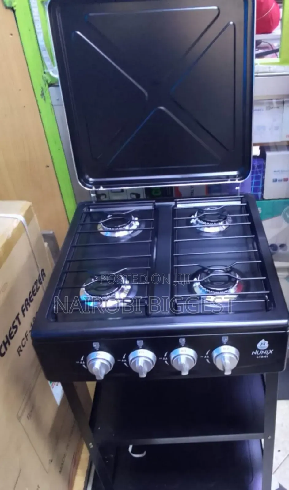 Nunix Table Top Standing Gas Burner 4gas