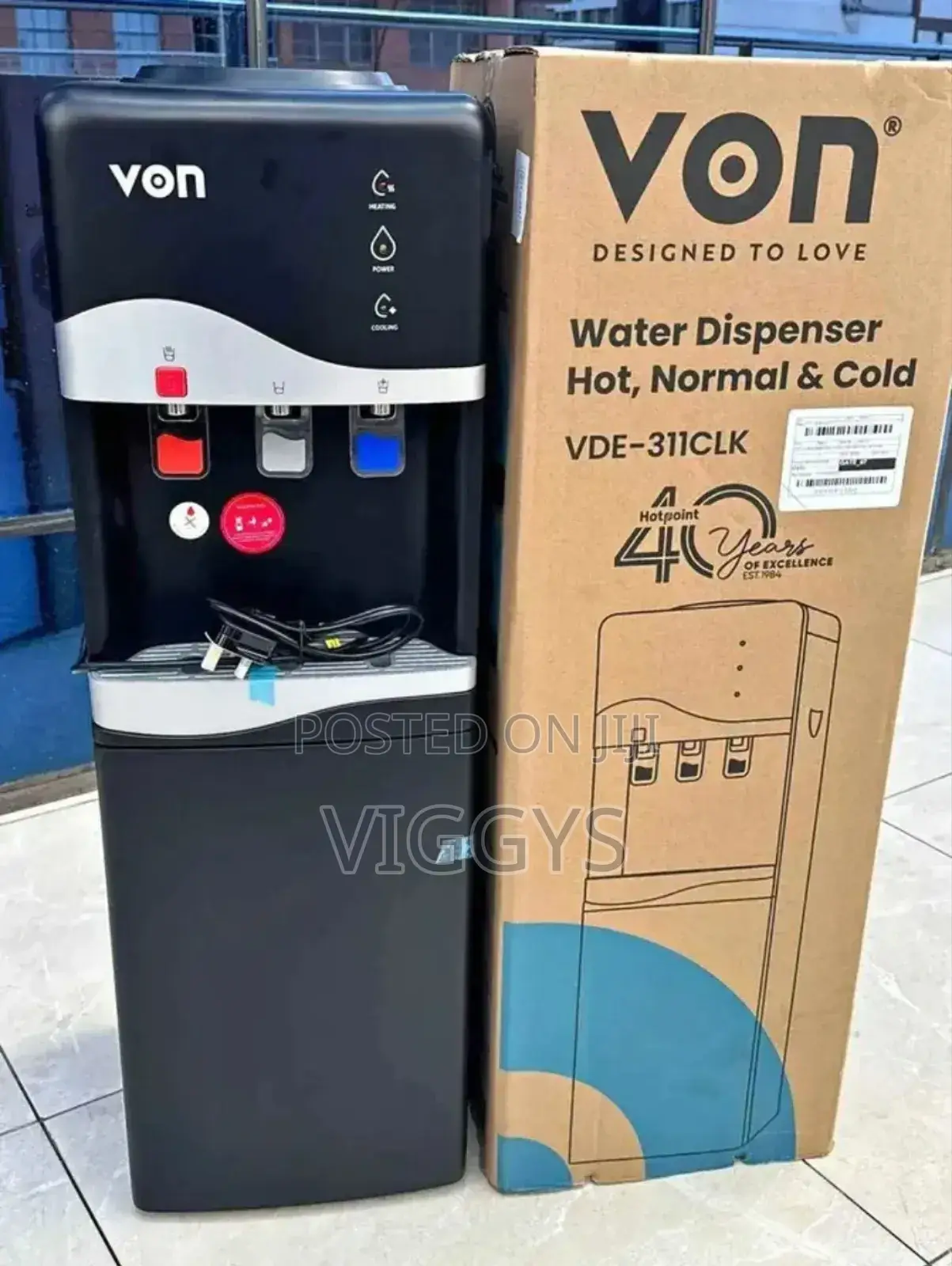 ''Fine Von Hotpoint 3tap Water Dispenser