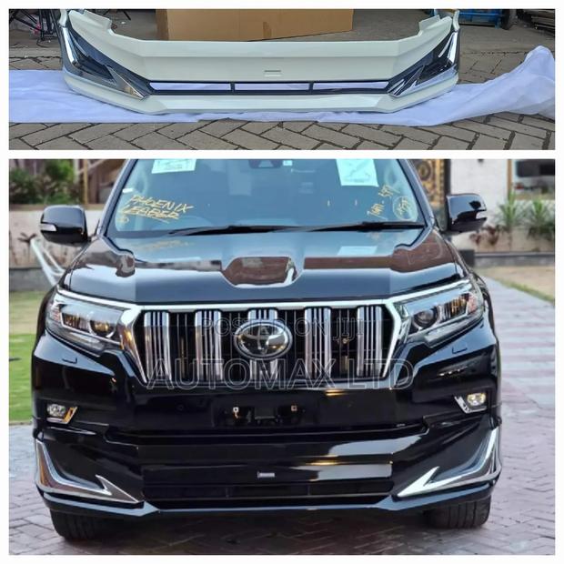 Toyota Land Cruiser Prado, J150, Front Bumper Lip Extension - main view