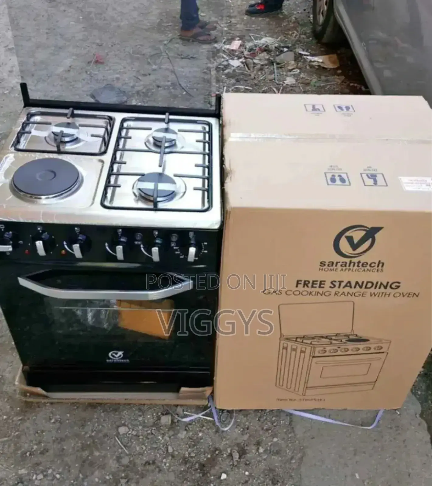 New 3+1 Sarahtech 60×60 Standing Cooker SRT/3*1