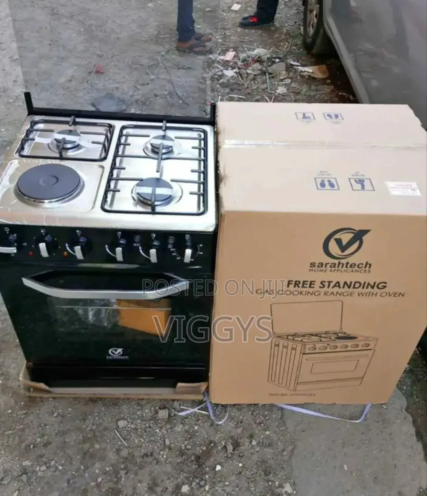 Brand New 3+1 Sarahtech 60×60 Standing Cooker SRT/3*1