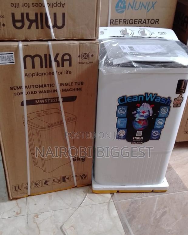 Durable Mika Semi Automatic 6kg Top Load Washing Machine