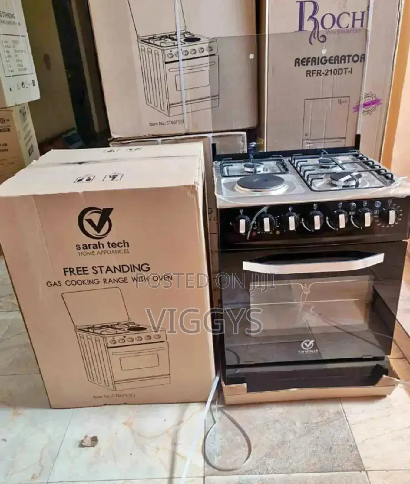 Great 3+1 Sarahtech 60×60 Standing Cooker SRT/3*1