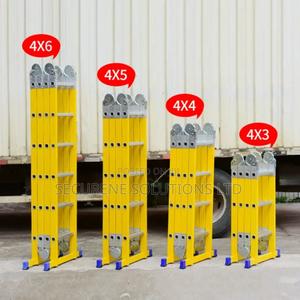 Fibreglass Multipurpose Scaffolding Ladder 4by6/24ft/7mtrs - thumbnail 2
