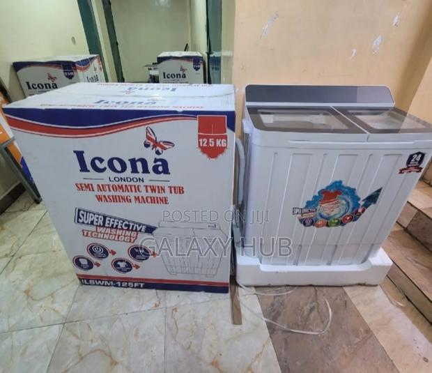 Icona 12.5 Kg Twin Tub Top Load Washing Machine
