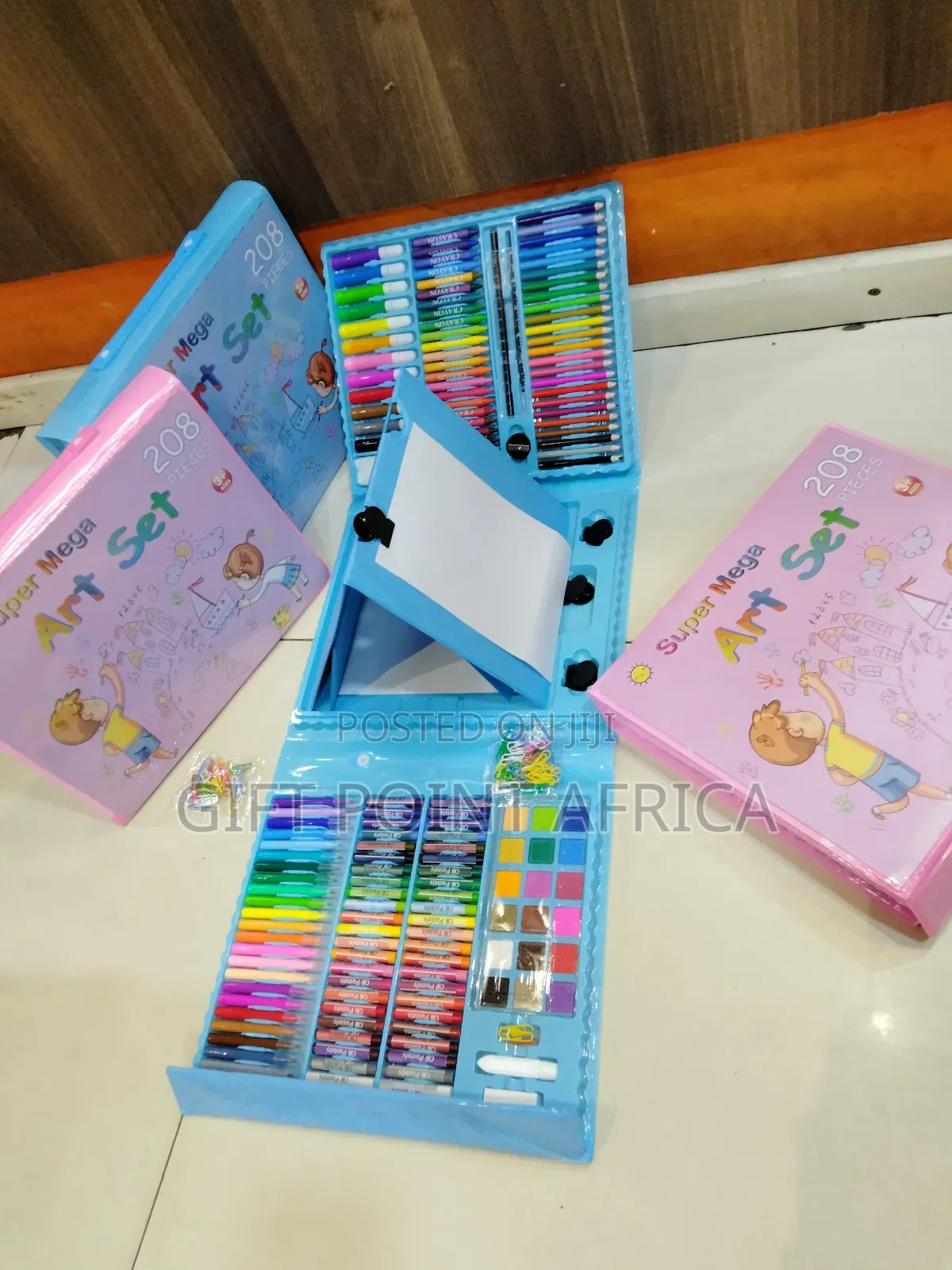 208 Pieces Super Mega Art Set for Kids
