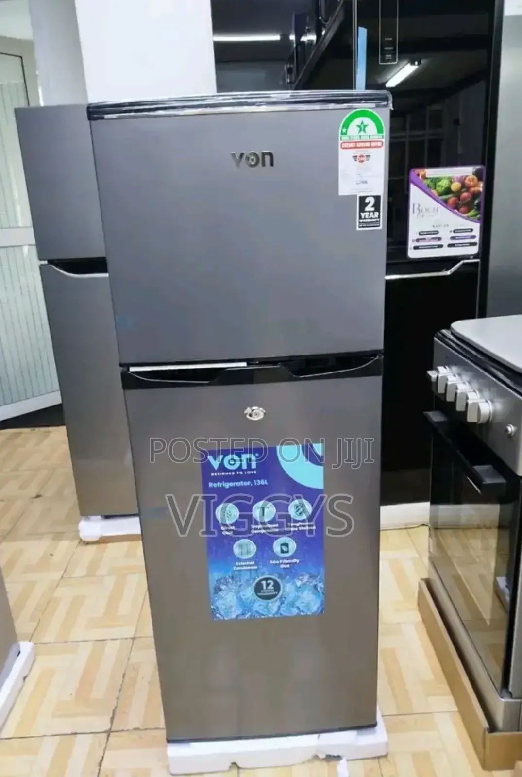 Brand New Von 136 Litres Fridge Ff2
