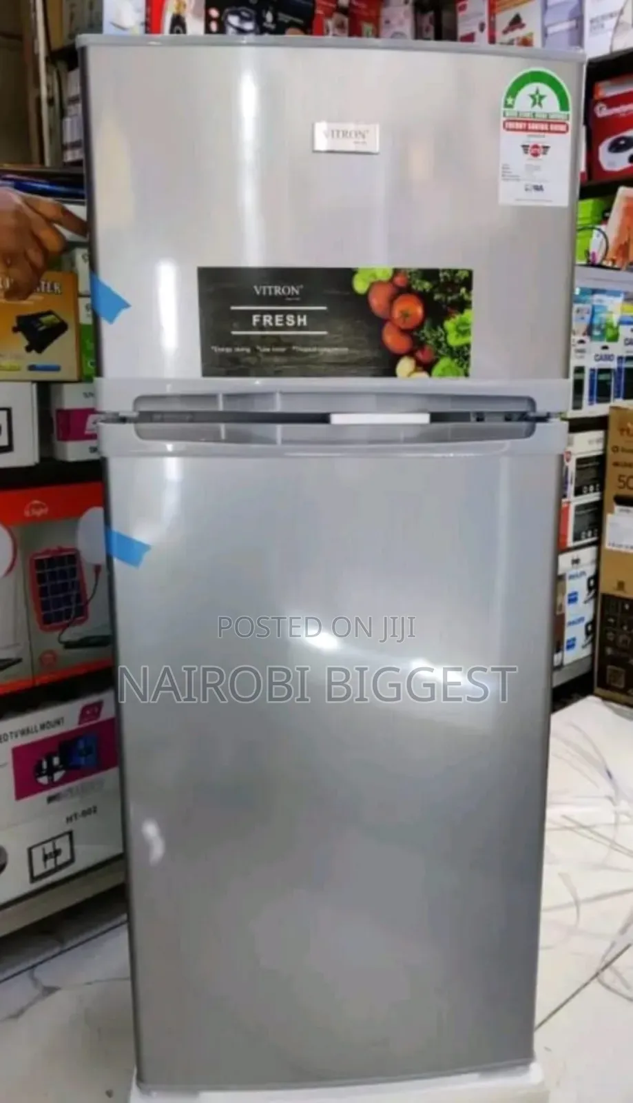 Vitron 128litres Dark Silver Refrigerator