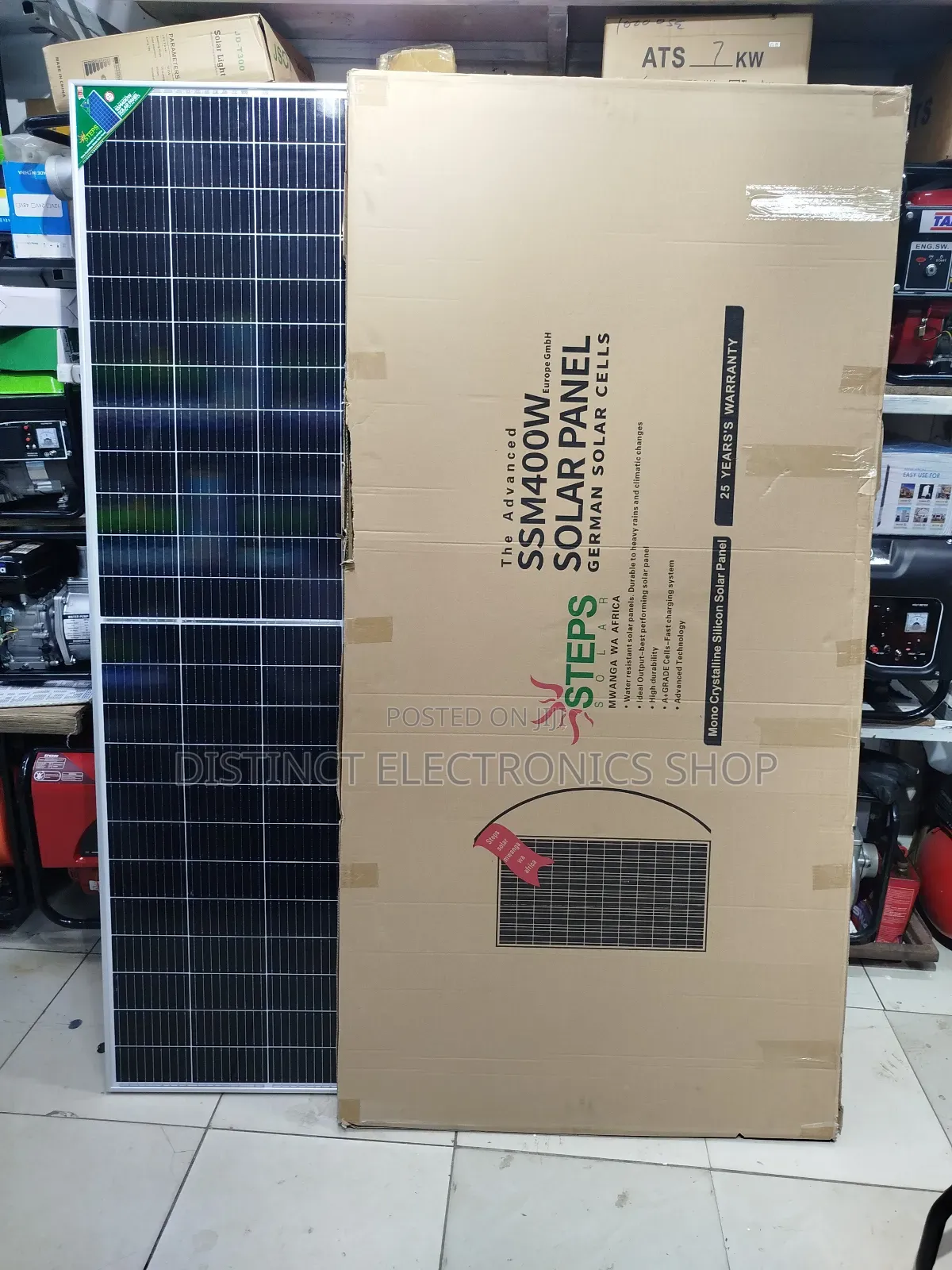Steps Solar Panel 400watts,36v