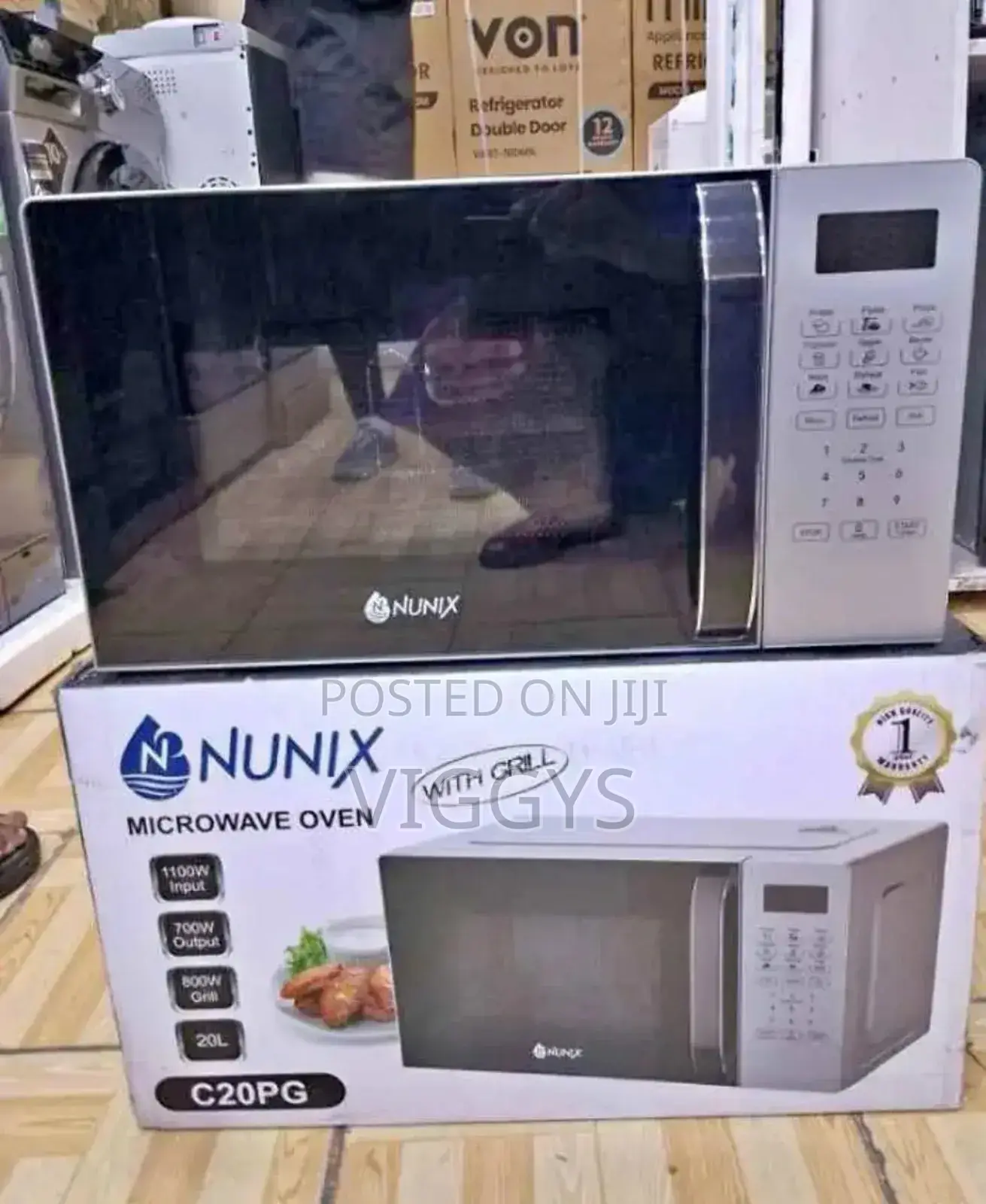 Brand New Nunix 20litres Digital Microwave With Grill/Cwm20l