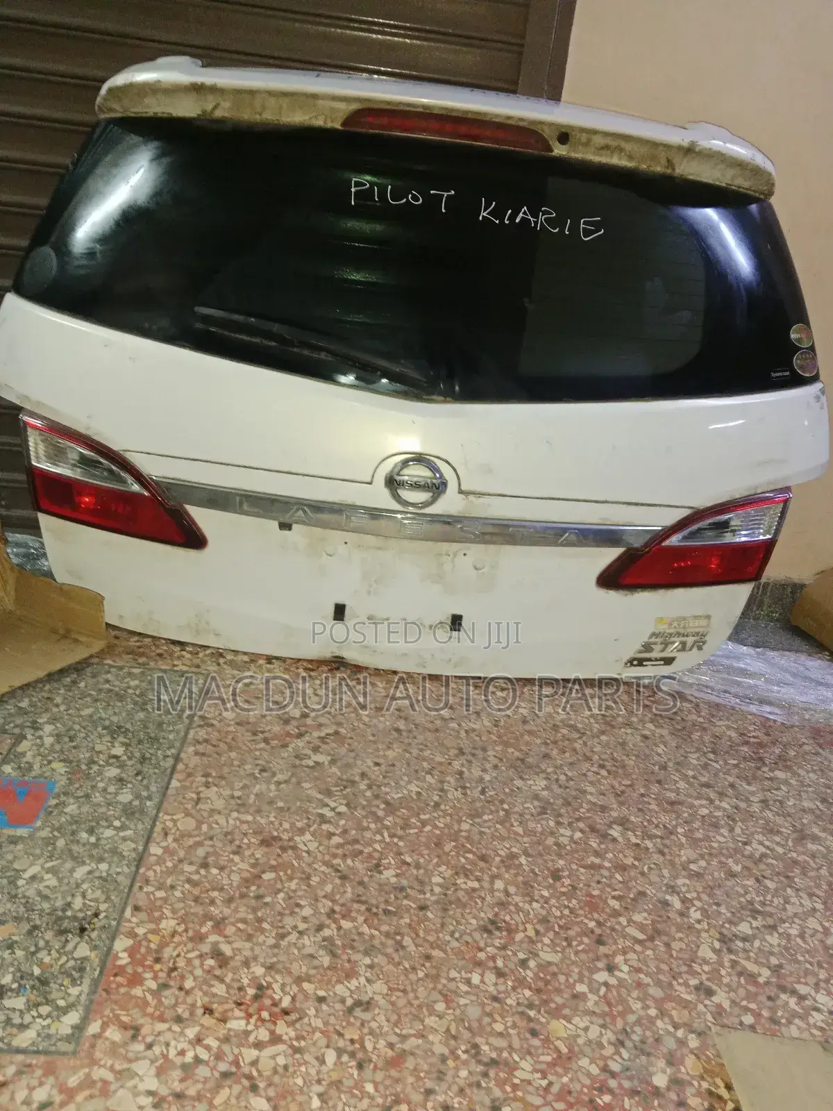 Nissan Lafesta 2012 Tail Gate/Boot