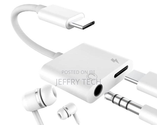 Type C Headphone Adapter to Aux Audio Cable and Type C Charg - main view