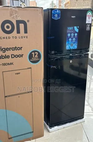 Von 138 Litres Defrost Vart18dmk Double Door Fridge