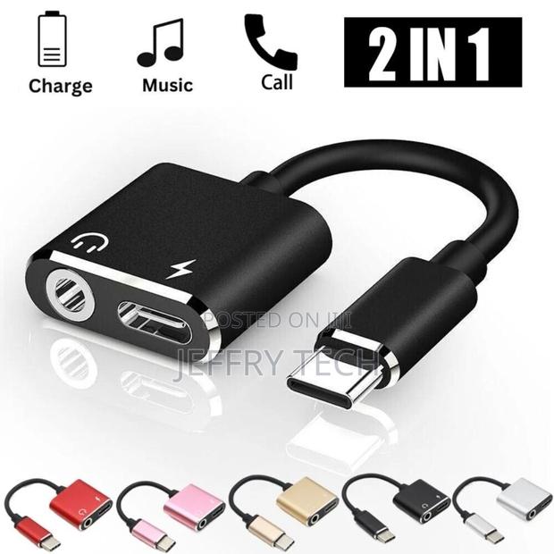 2 in 1 Jack Headphone Adapter for Xiaomi/Huawei/Letv - main view