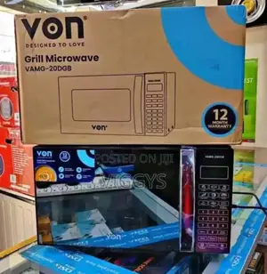 Brand New Von Digital Microwave 20 Litres/Von Digital/20l/M