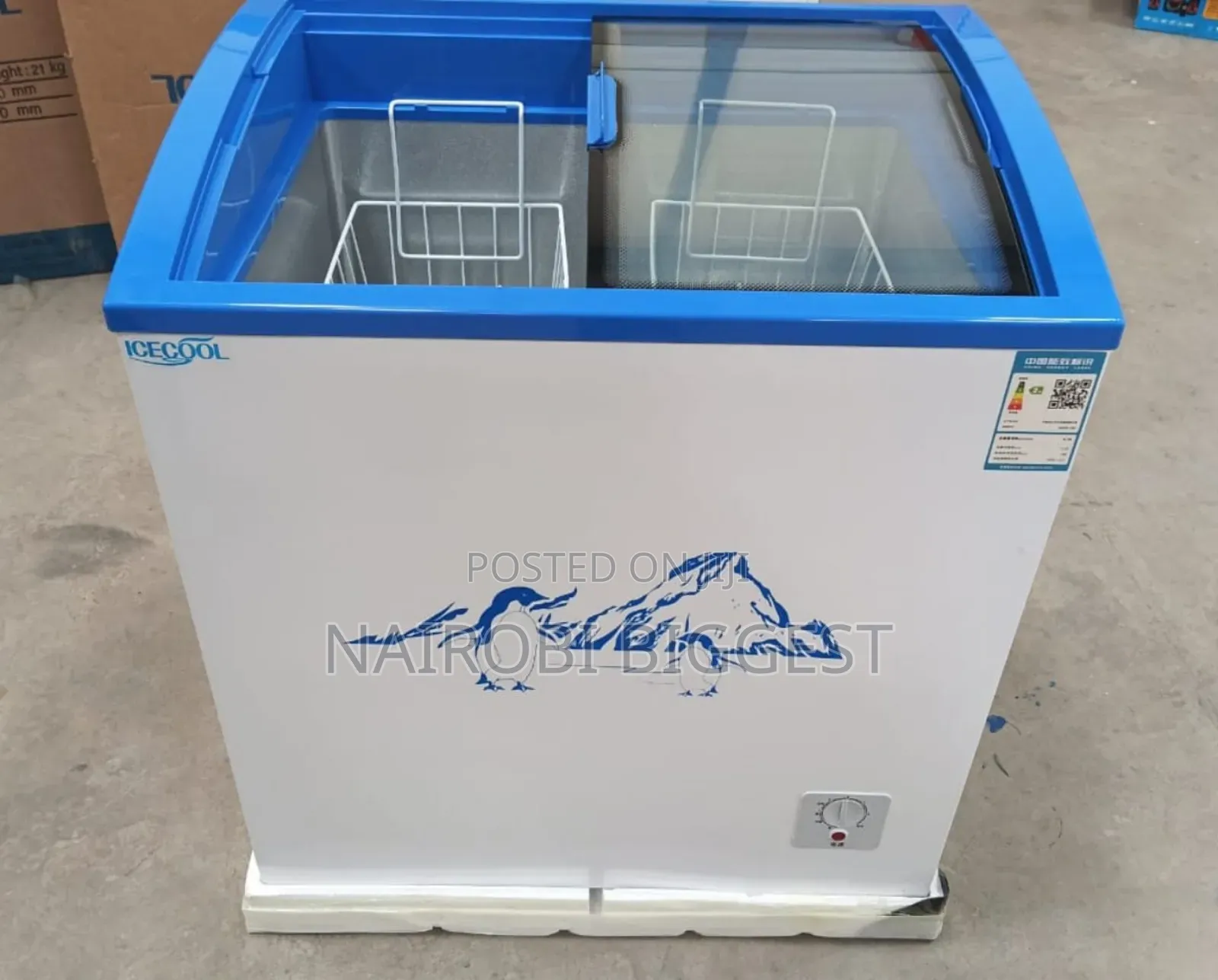 Fine 159 Litres Display Freezer