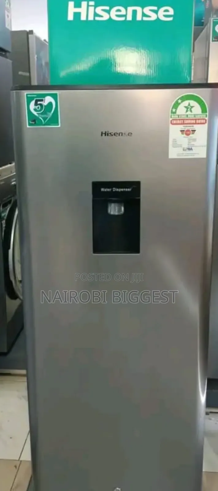 Hisense 176litres  Single Door Defrost Fridge+ Dispenser