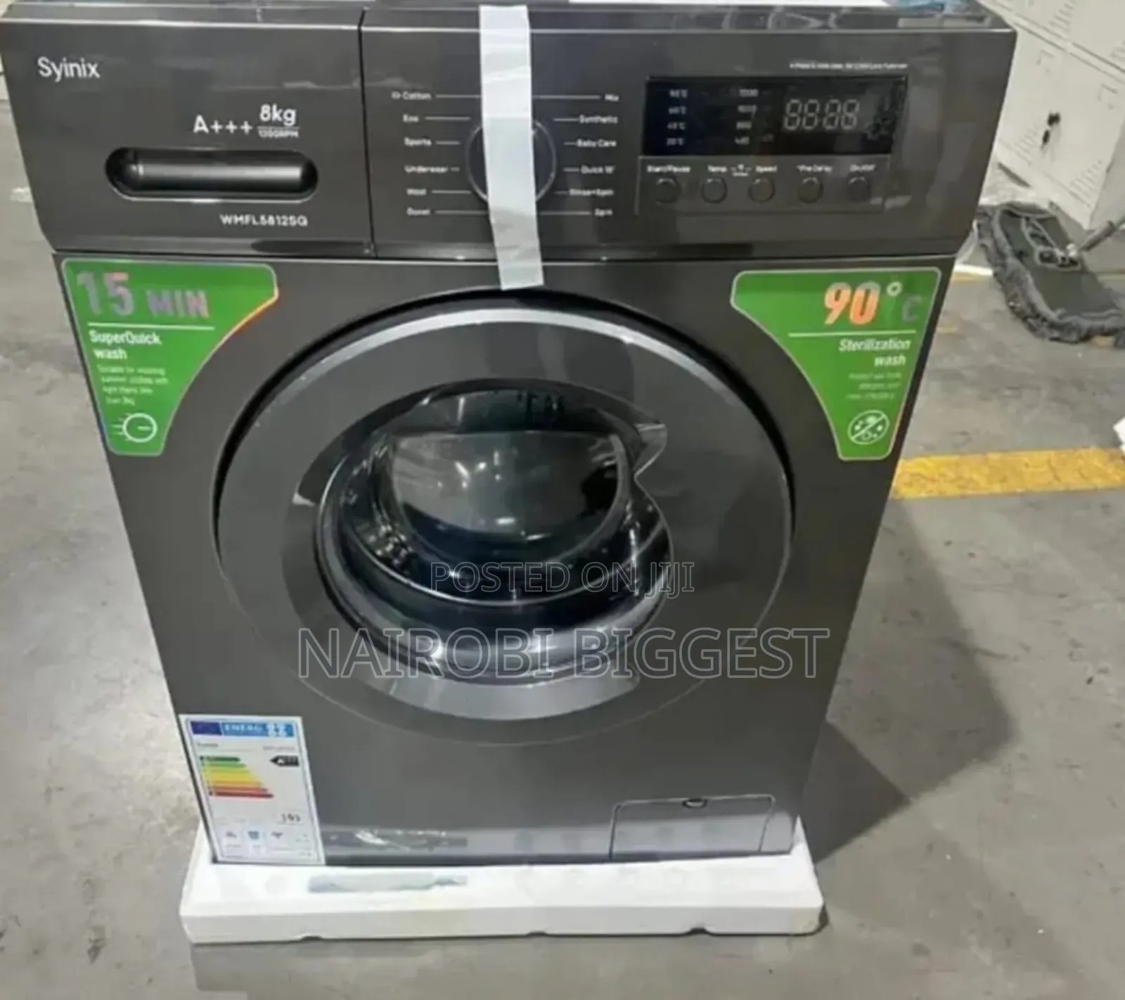 Syinix 8 Kgs Front Load Washing Machine