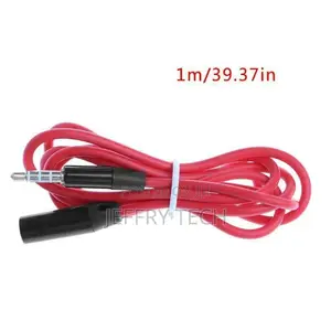 3.5mm 1/8" 4-Pole AUX Extension Cable Stereo Audio Male Fem