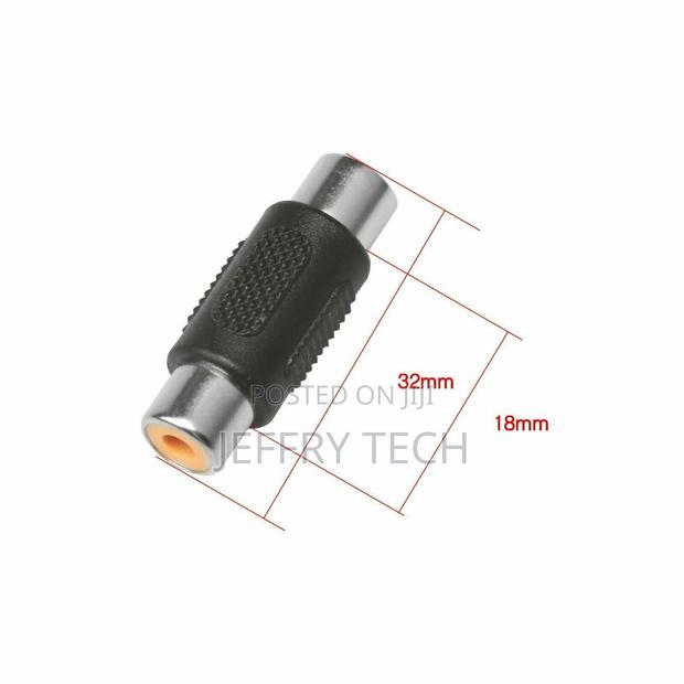 AV RCA Audio Video Female to Female Jack Coupler Adapter Con