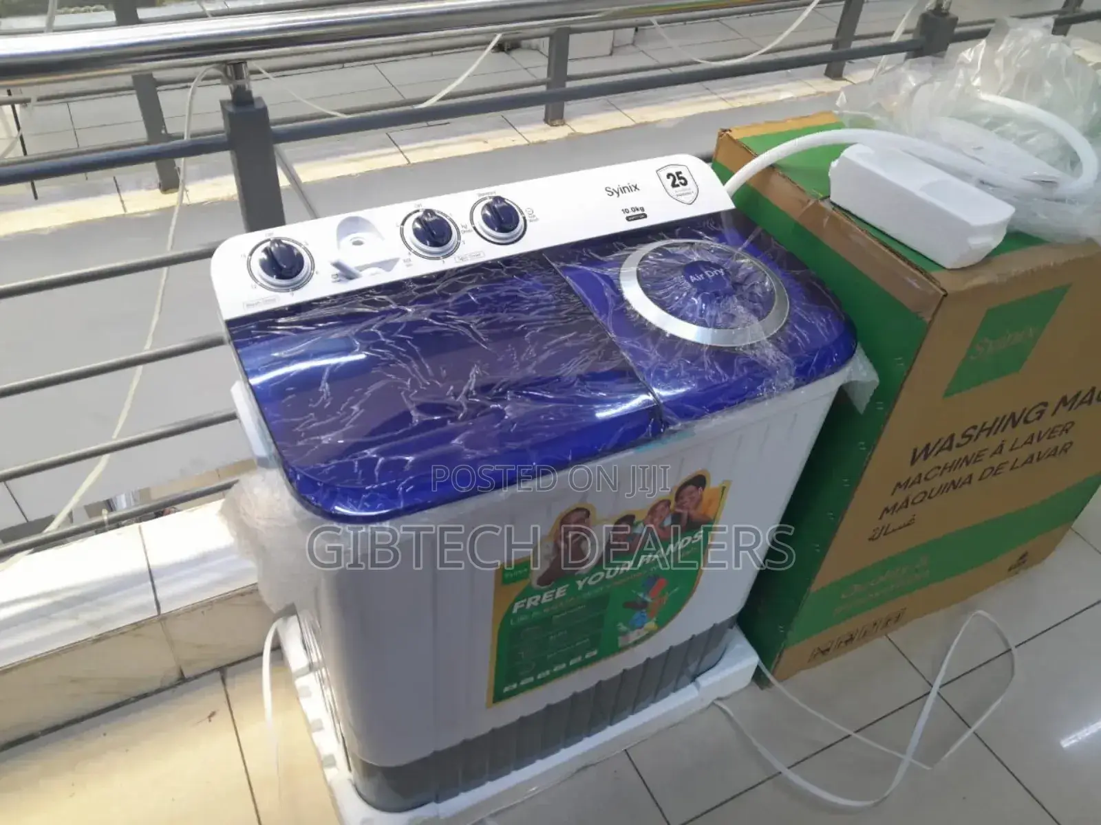 Synix 10kg Washing Machine Top Load Twin Tub