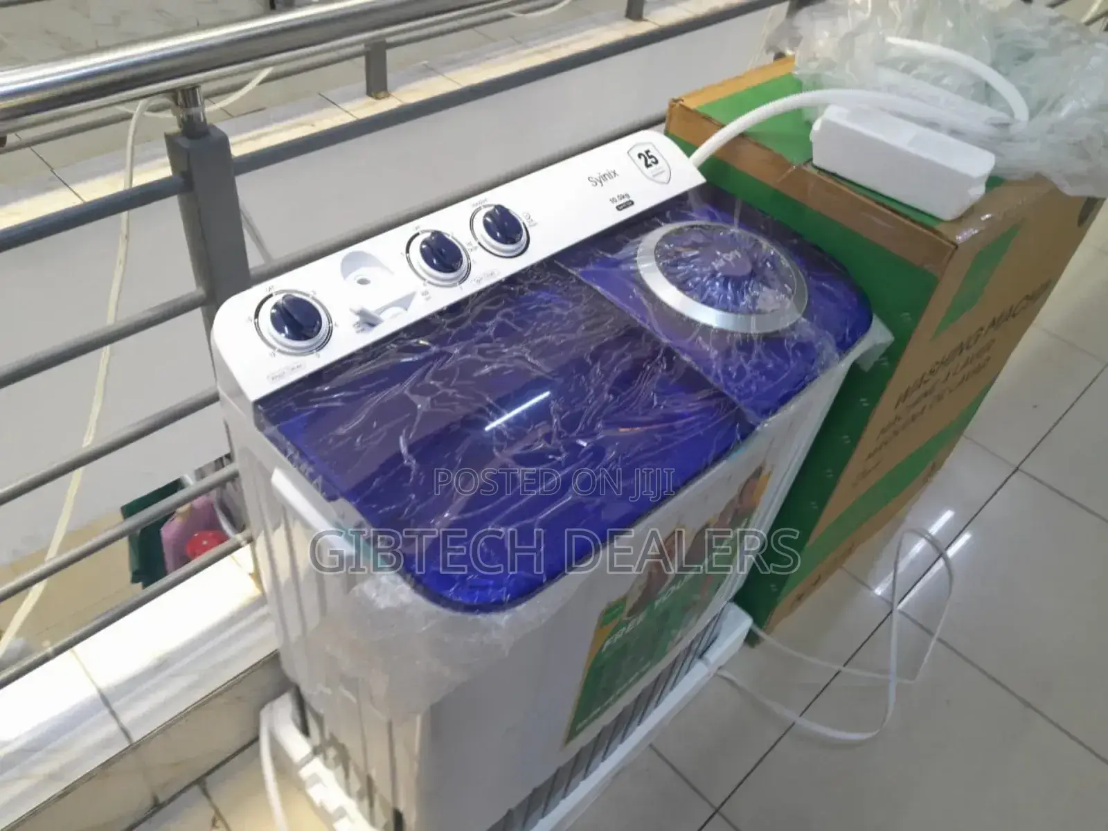Synix 10kg Washing Machine Top Load Twin Tub.