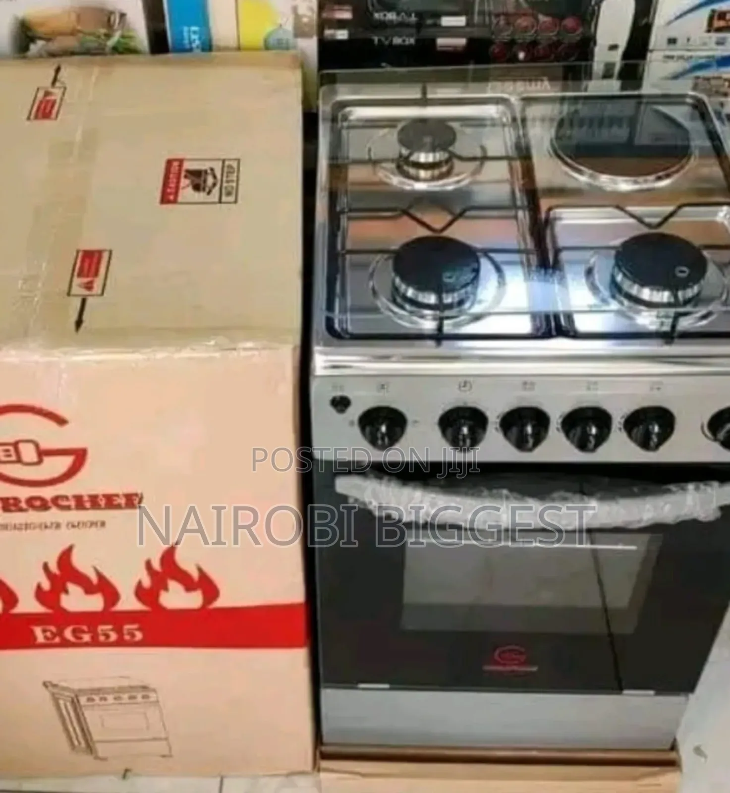 Durable Eurochef 3+1 Cooker 50 By 55