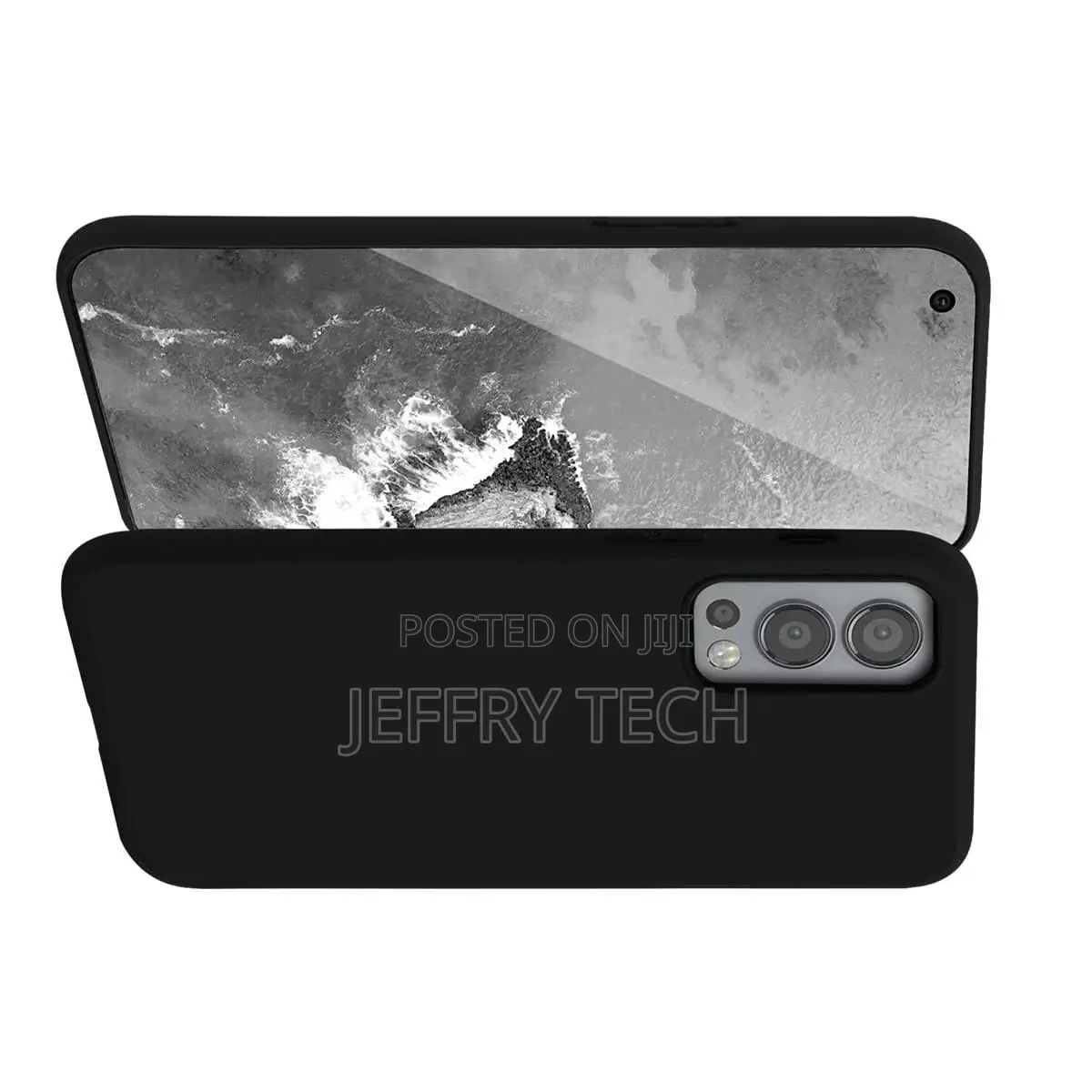 Silicone Soft Back Cover Case For Oneplus Nord 2 5G (Black)