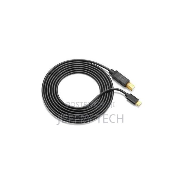 USB Type-C to Printer Cable (USB B 2.0) M/M 1m - thumbnail 2