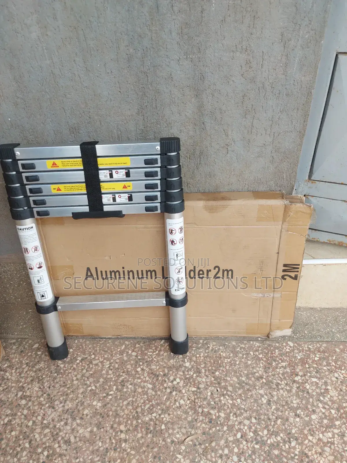 2 Meters Single Telescopic Collapsible Ladder