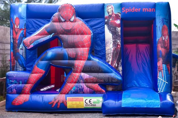 Spiderman Bouncy Castle - main view