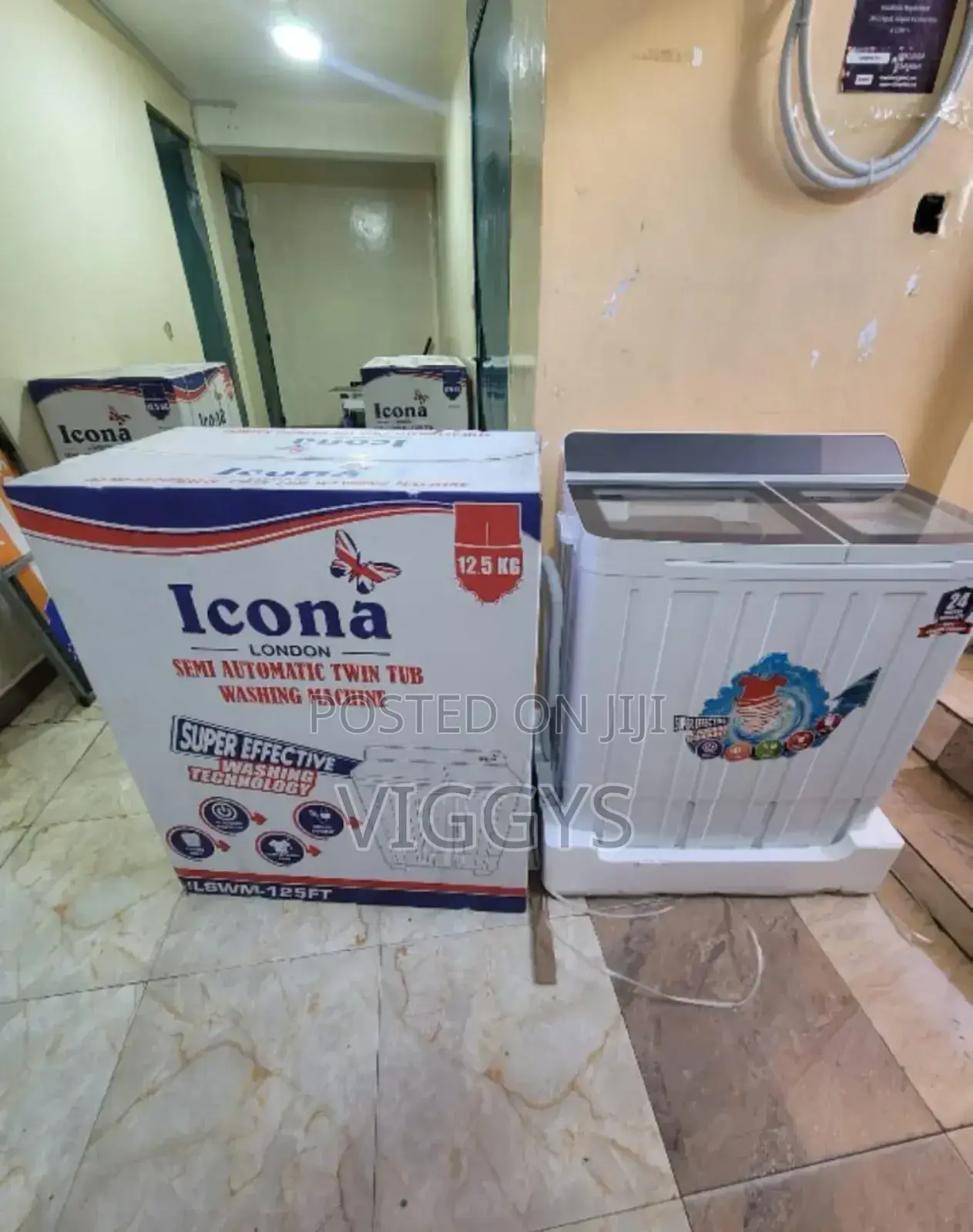 Affordable Icona 12.5kgs Twin Washing Machine Ic/12.5/MCW