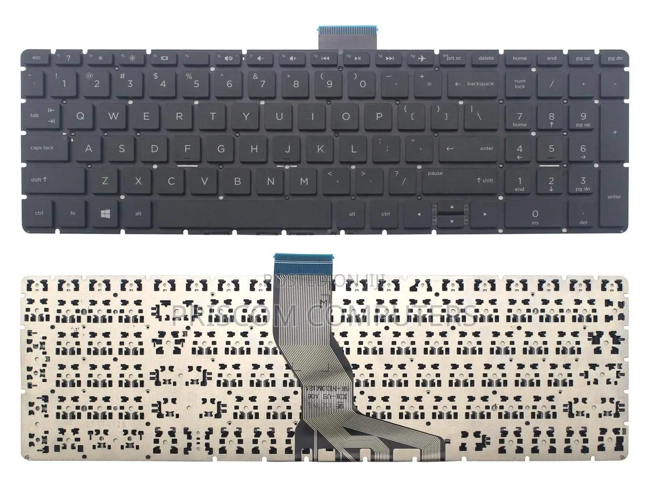 Laptop Keyboard for HP 250 G6 255 G6 256 G6 256 15-Bs 15-Bw